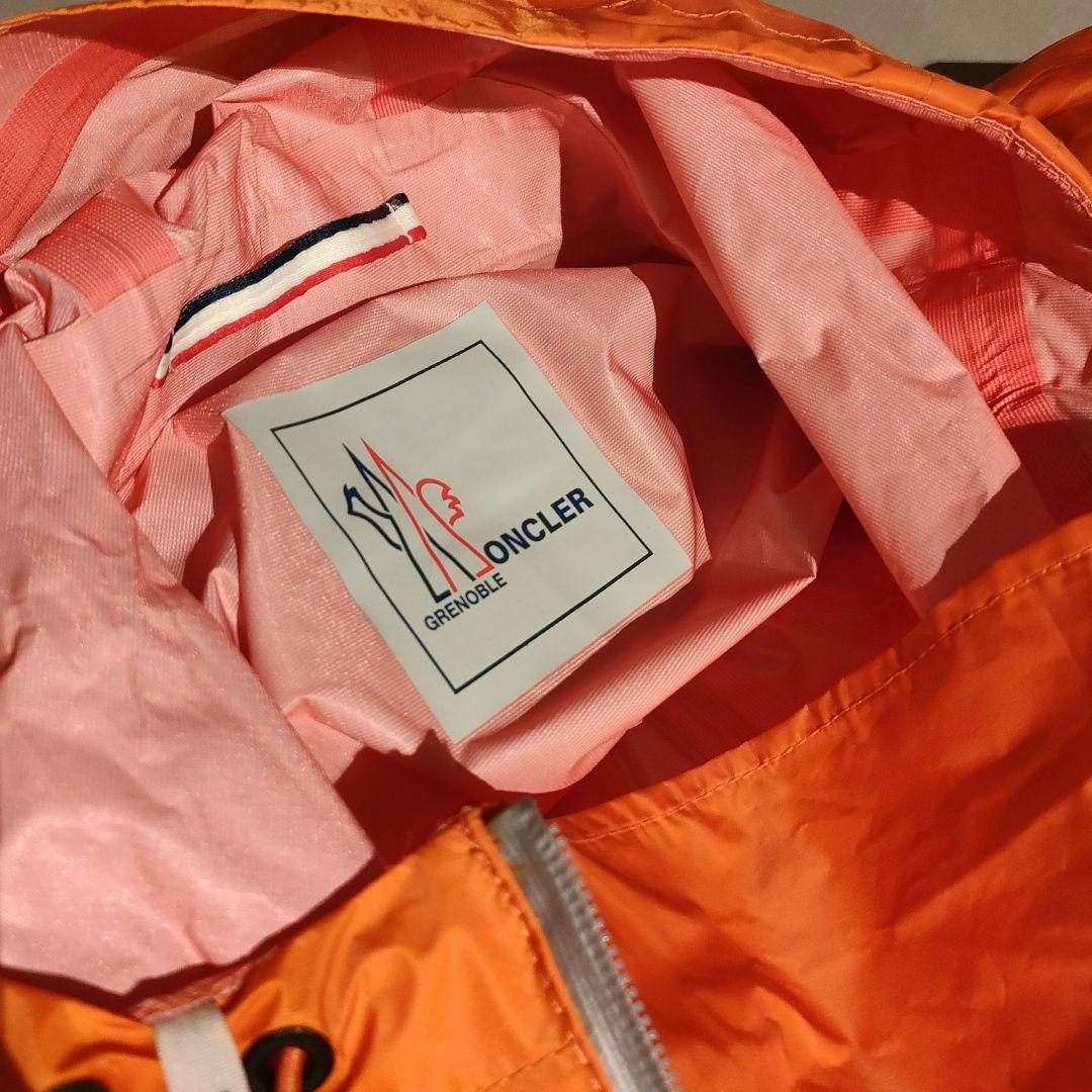 新品 モンクレール ポンチョ レインコート オレンジ MONCLER レア