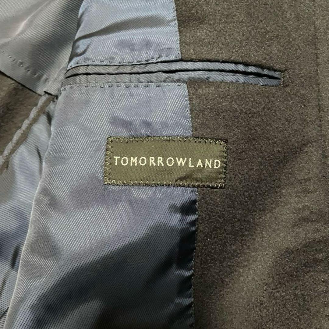 日本製】トゥモローランド カシミヤ100% チェスターコート 紺色 - メルカリ