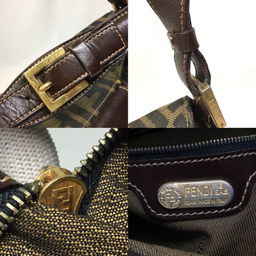 フェンディ　ズッカ柄　ハンドバッグ　ショルダーバッグ