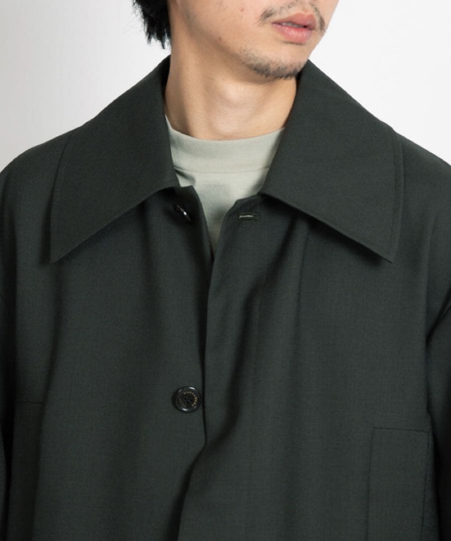 ジャケット・アウター MARKAWARE MAC COAT ORGANIC WOOL TROPICAL