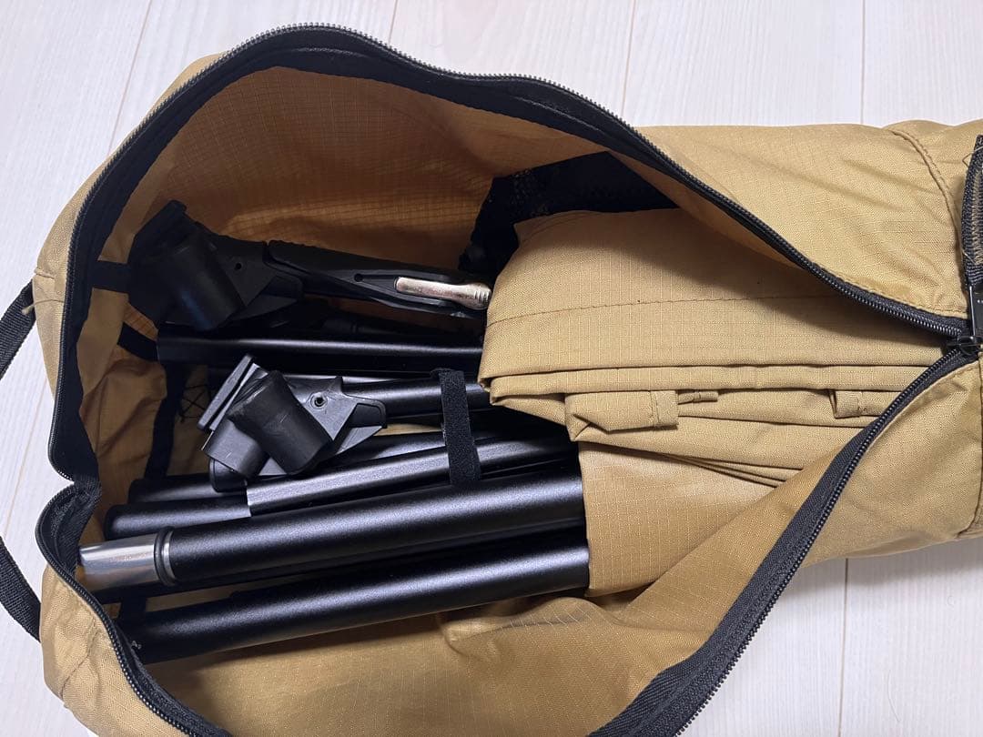 新品未使用　WAQ 2way フォールディングコット WAQ-COT01 タン