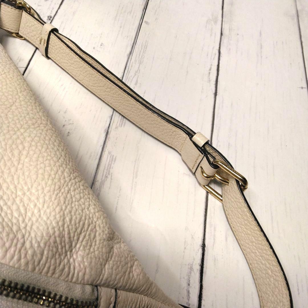 COACH　ウエストポーチ　シボ革　ロゴ　オールレザー　M1980-F48738