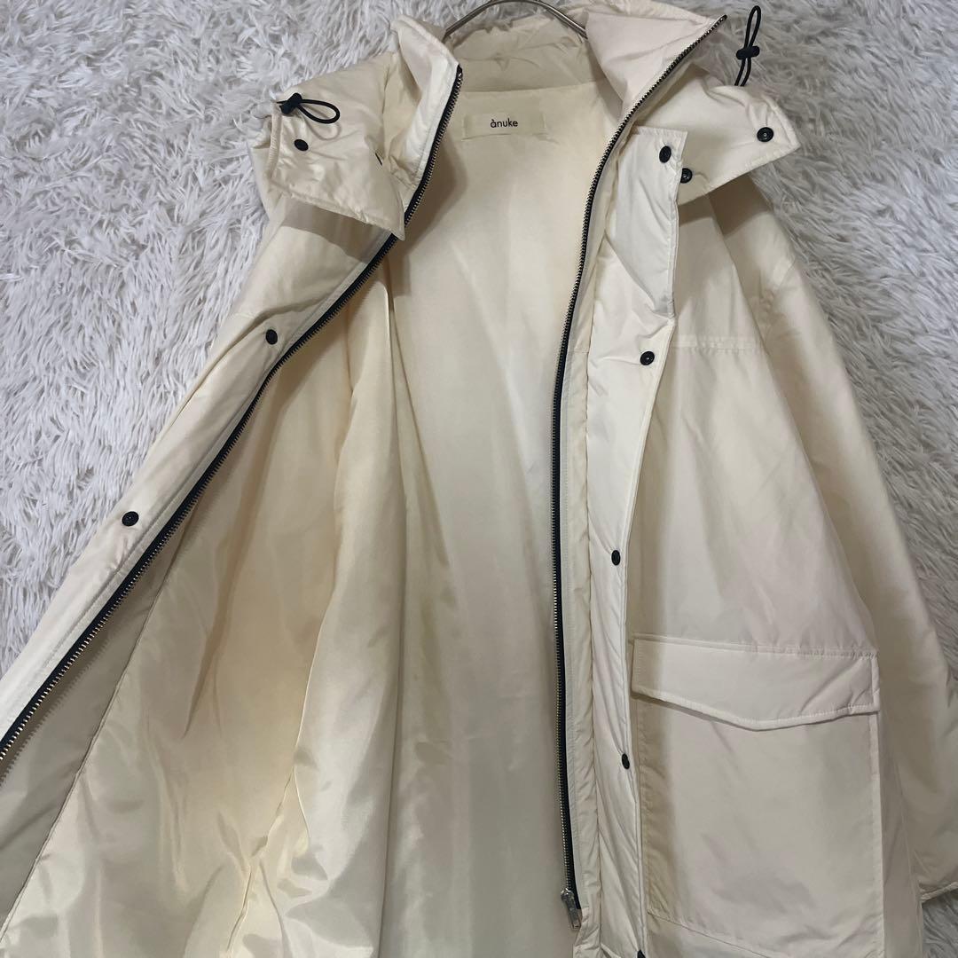 新品　アンヌーク　Hooded Coat アイボリー　定価25300 サイズ36