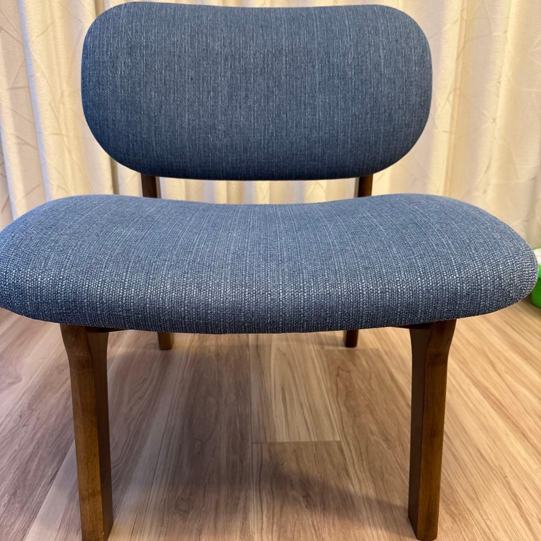 ニトリリビングダイニング1人用チェアNシールド リラックスワイド MBR/TBL