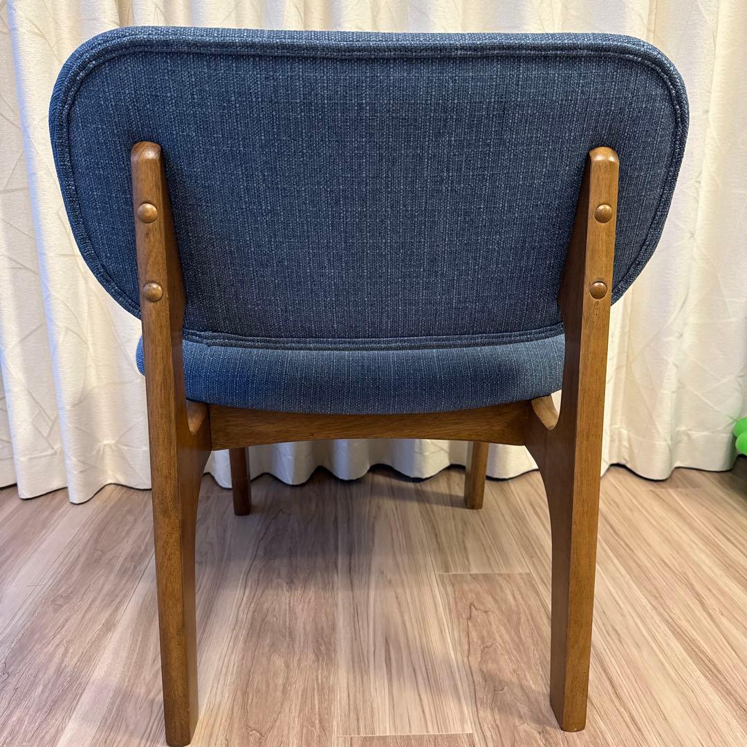 ニトリリビングダイニング1人用チェアNシールド リラックスワイド MBR/TBL