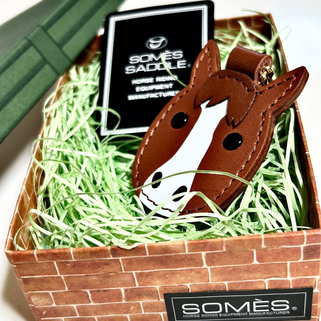 ソメスサドル アッシュゴールド メンコキーホルダー 砂川限定 - メルカリ