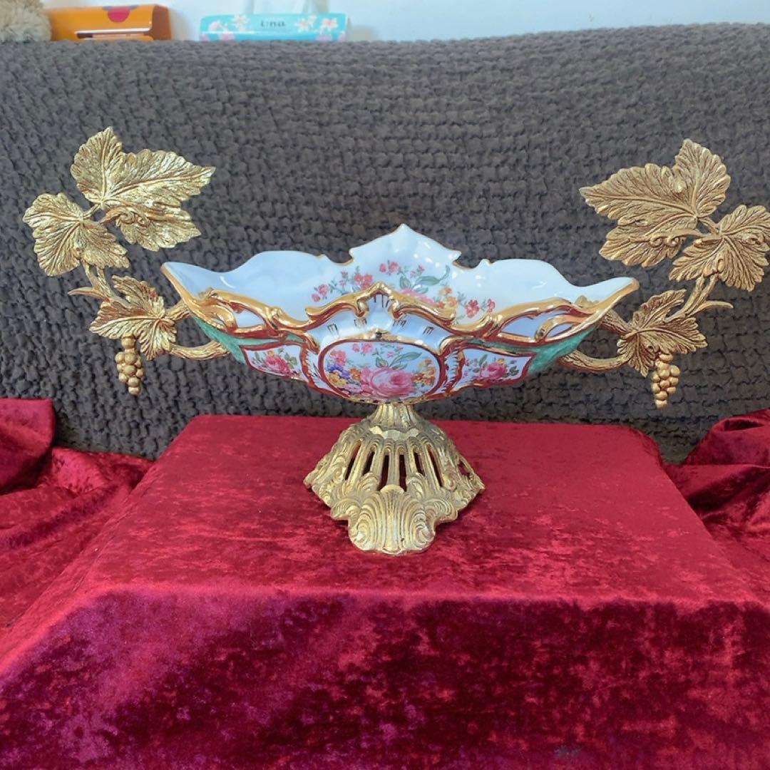 イタリア製　陶器　置物