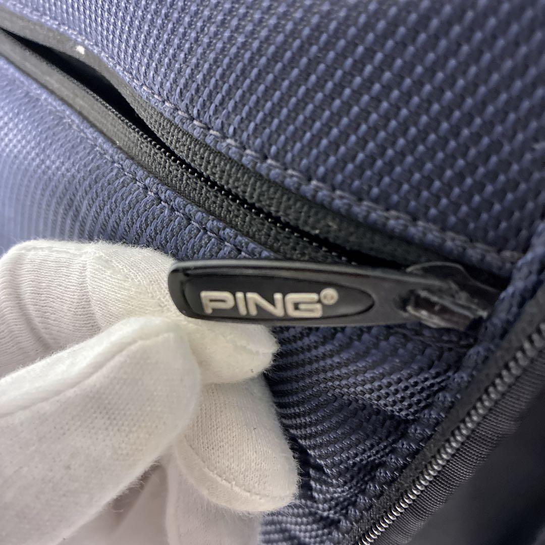 【希少品】 PING ピン キャディバッグ ゴルフ ゴルフバッグ7分割 大容量
