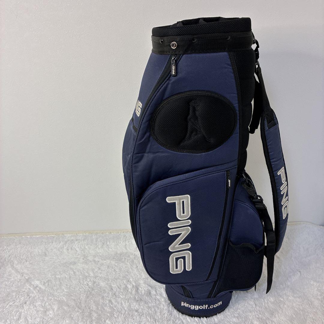 【希少品】 PING ピン キャディバッグ ゴルフ ゴルフバッグ7分割 大容量