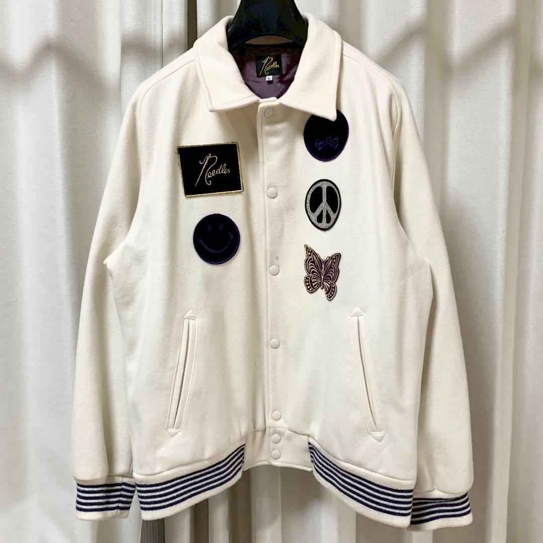 Needles　22AW　STUDIOUS別注　VARSITY JACKET