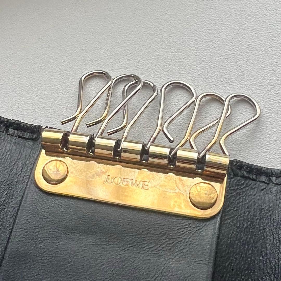 348 美品 LOEWE ロエベ キーケース