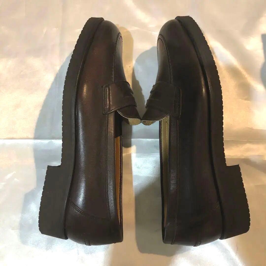 未使用新品 革靴ローファー 24.5cm ケンフォード REGAL社製 茶