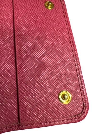 ★極美品★ PRADA プラダ キーケース 6連 ペオニア サフィアーノレザー