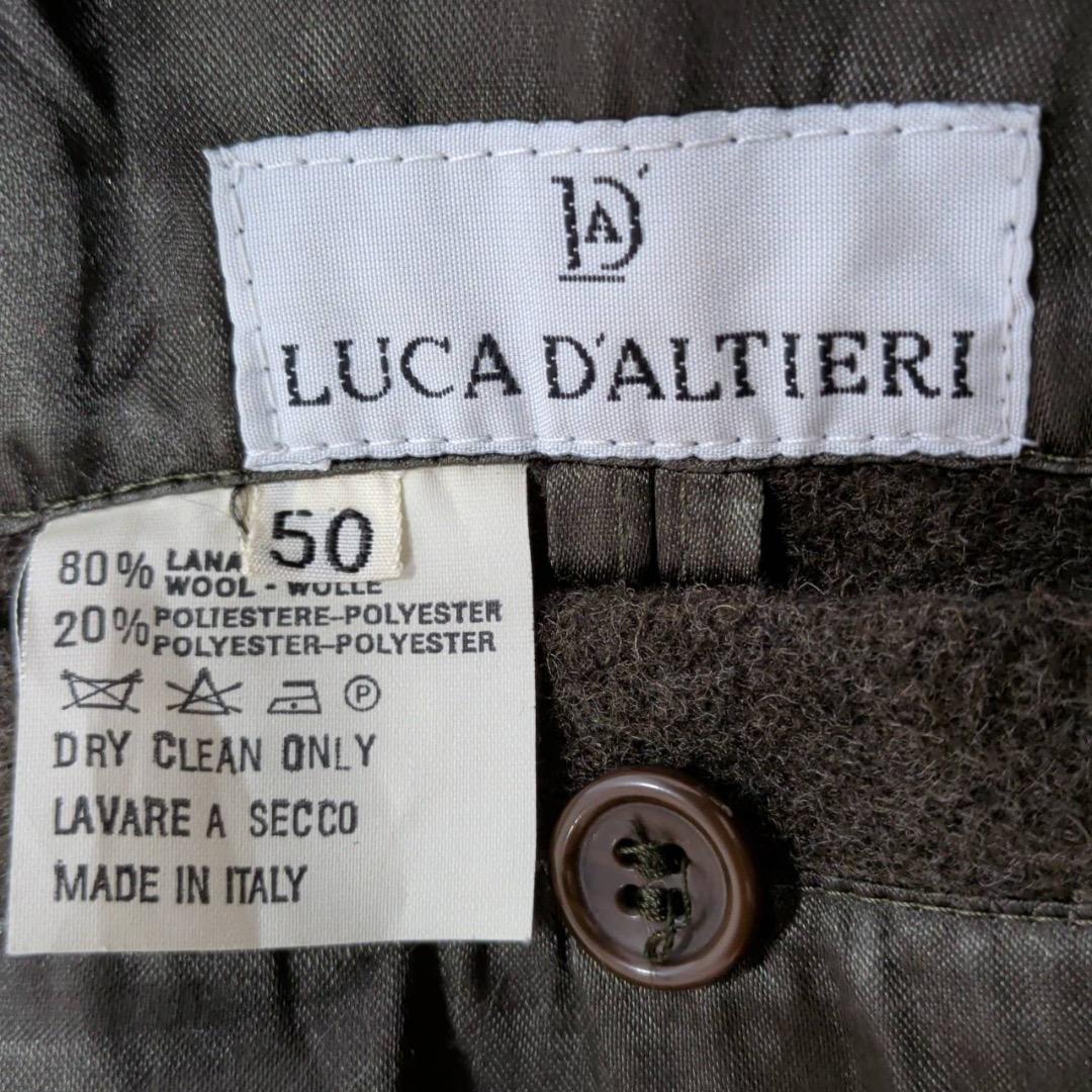 イタリア製❗️美品❗️ 【ルカ・ダルティエリ】メンズウールコート ステンカラー