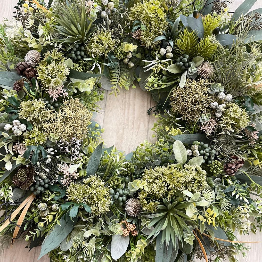 SWD様 オーダー フェイクグリーン リース O-18