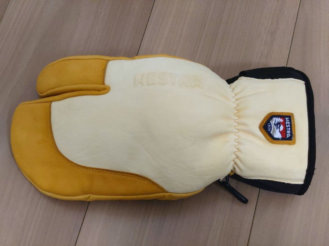 スキー・スノーボードアクセサリー HESTRA 3-Finger Full Leather Short