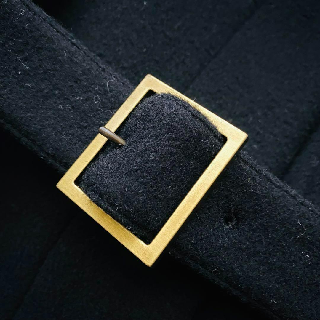 極美品 エポカ フォックスファー 2way ロング ベルテッドコート 日本製