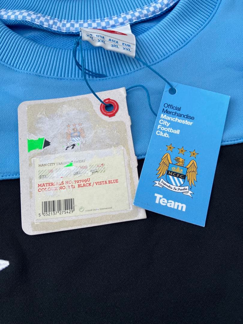 【タグ付き新品未使用】UMBRO×マンチェスターシティ/スウェットドリルトップ