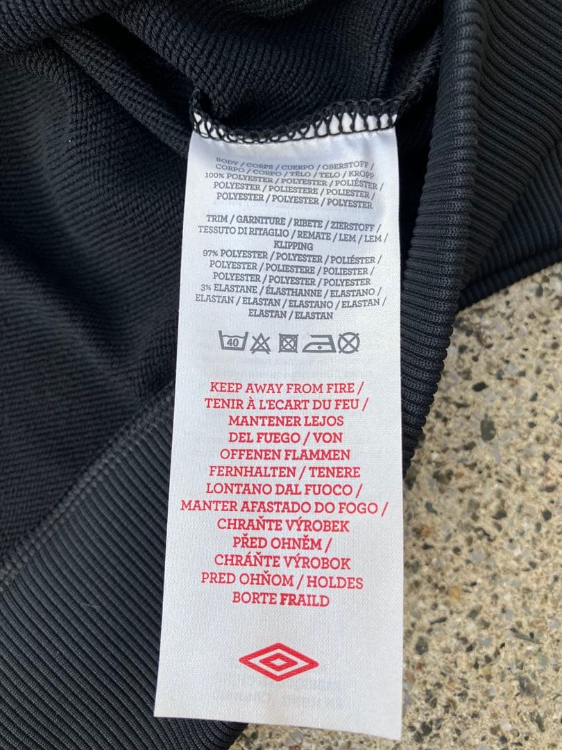 【タグ付き新品未使用】UMBRO×マンチェスターシティ/スウェットドリルトップ