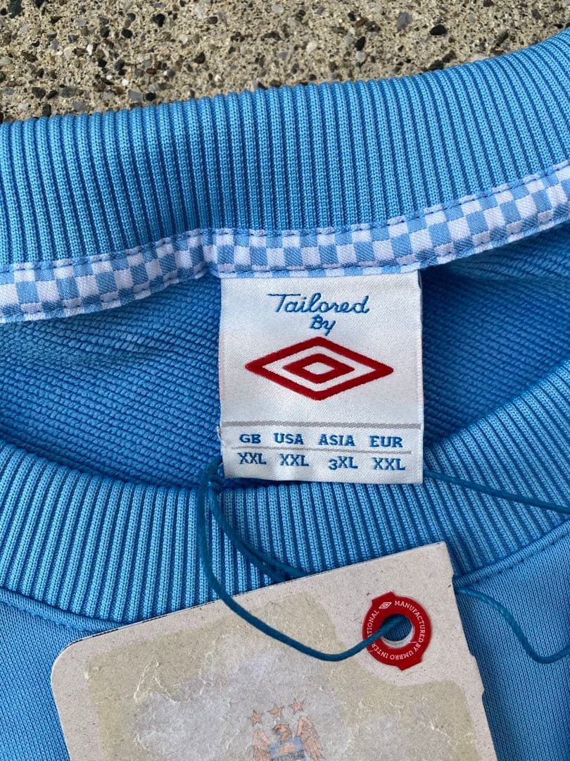 【タグ付き新品未使用】UMBRO×マンチェスターシティ/スウェットドリルトップ
