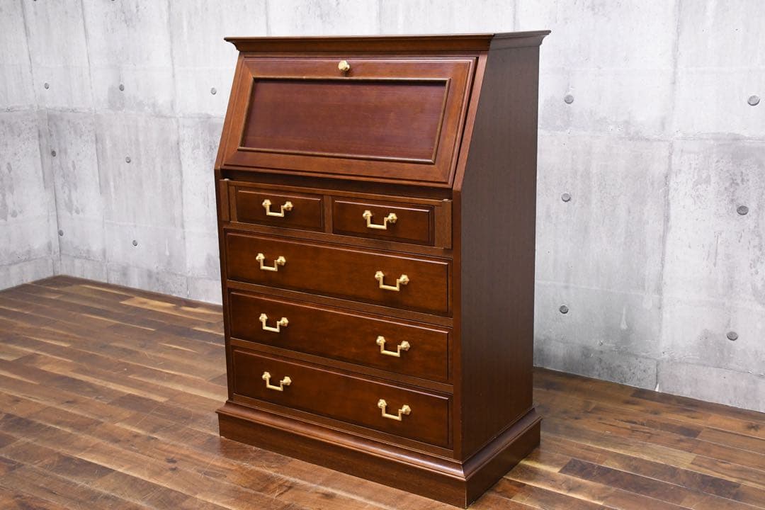 マルニ 地中海 ライティングビューロー デスク チェスト 引き出し 収納