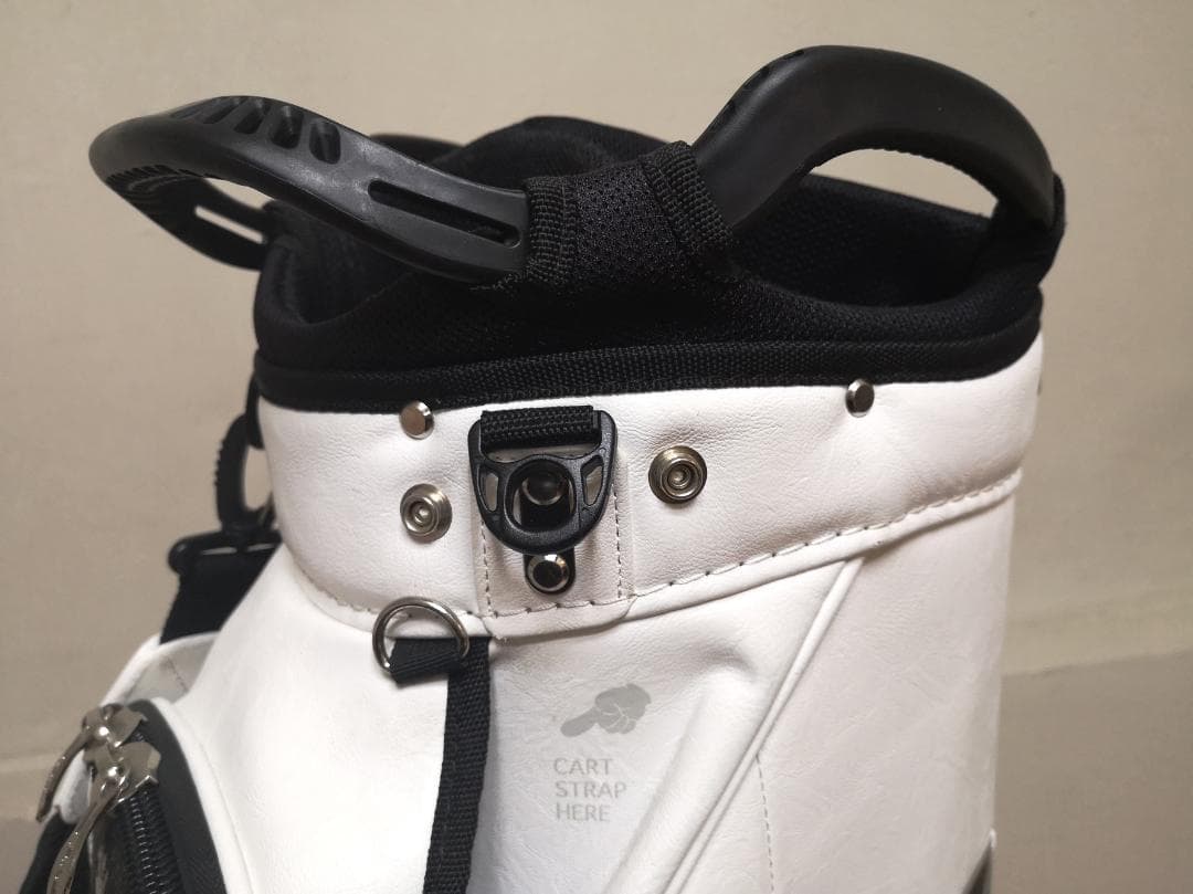 PING ピンのワンポケットキャディバッグ CB-P212(白)