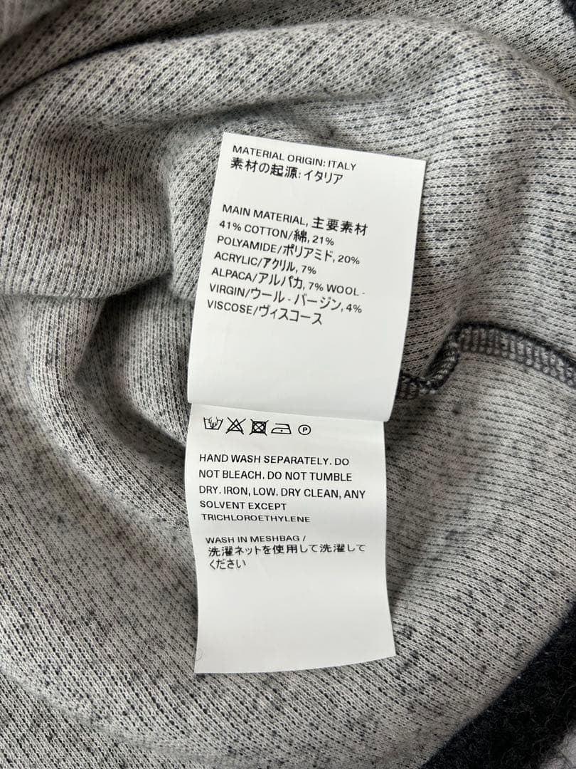 【OUR LEGACY】《美品》SHRUNKEN FULLZIP POLO 48