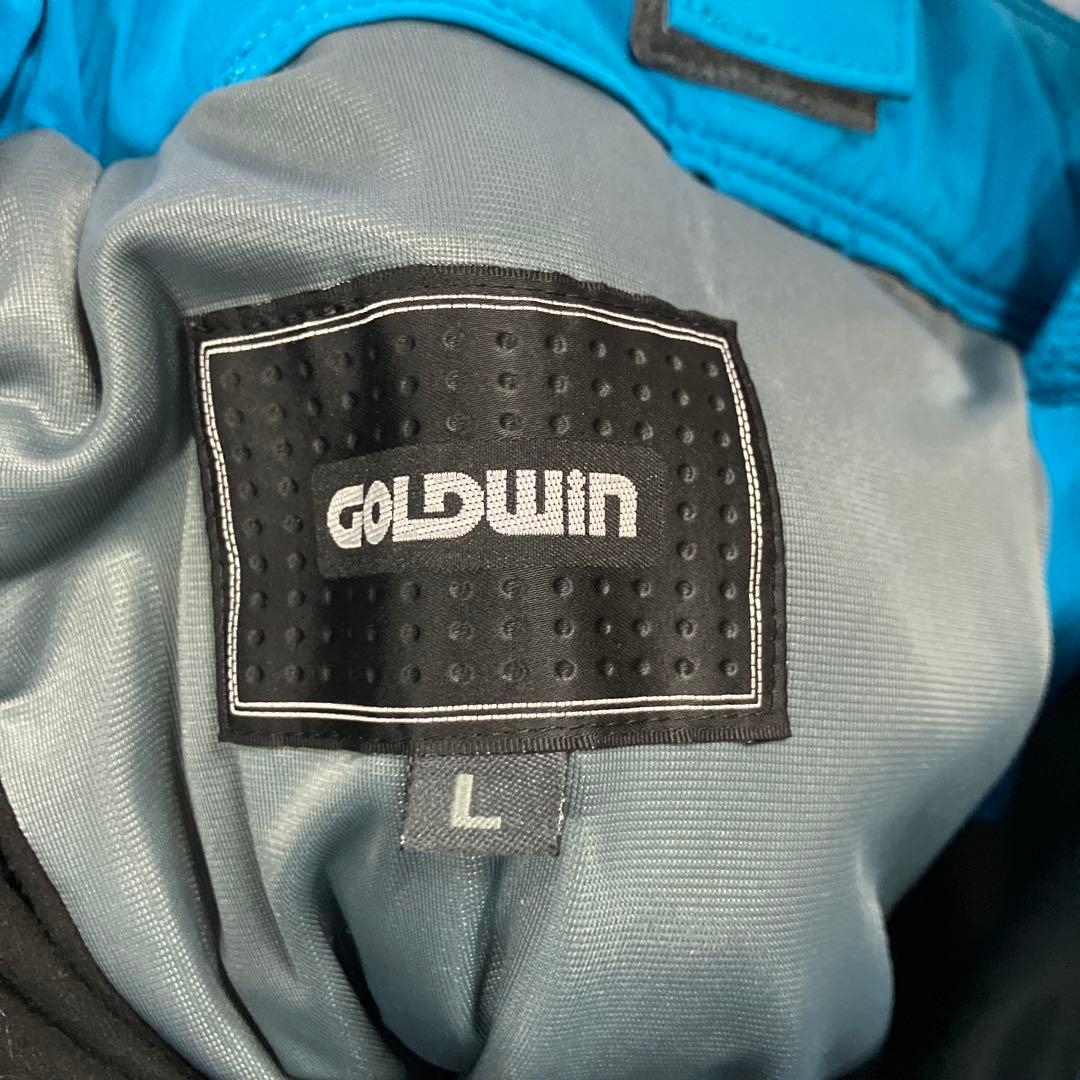 goldwin スキーウェア　上下　セットアップ　青　白　ブルー　男女兼用　L