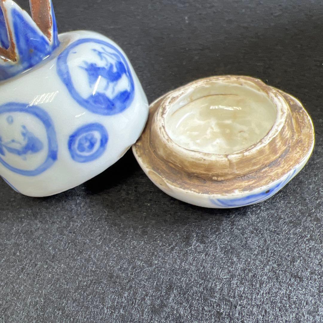 五良大甫 呉祥瑞造銘香合 木箱付 高さ約7㎝ 東Y7-0523⭐︎2F - メルカリ