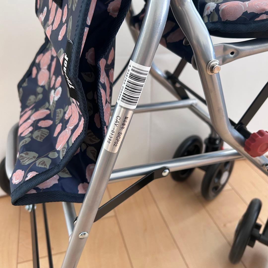 幸和製作所 SICP02 シプール ネイビー シルバーカー　バラ柄　TacaoF