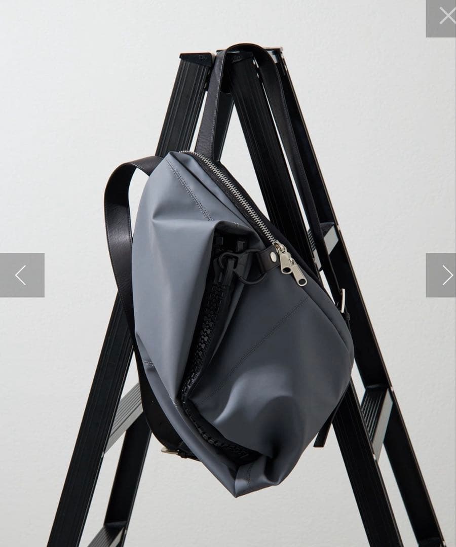 パピロネ　黒いナイロンリュック