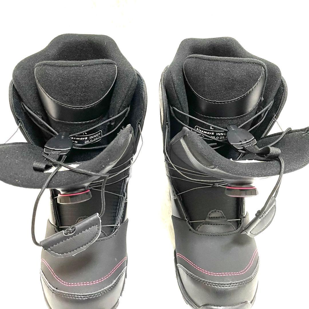 kissmark スノーボードブーツ BOA ピンク 25cm