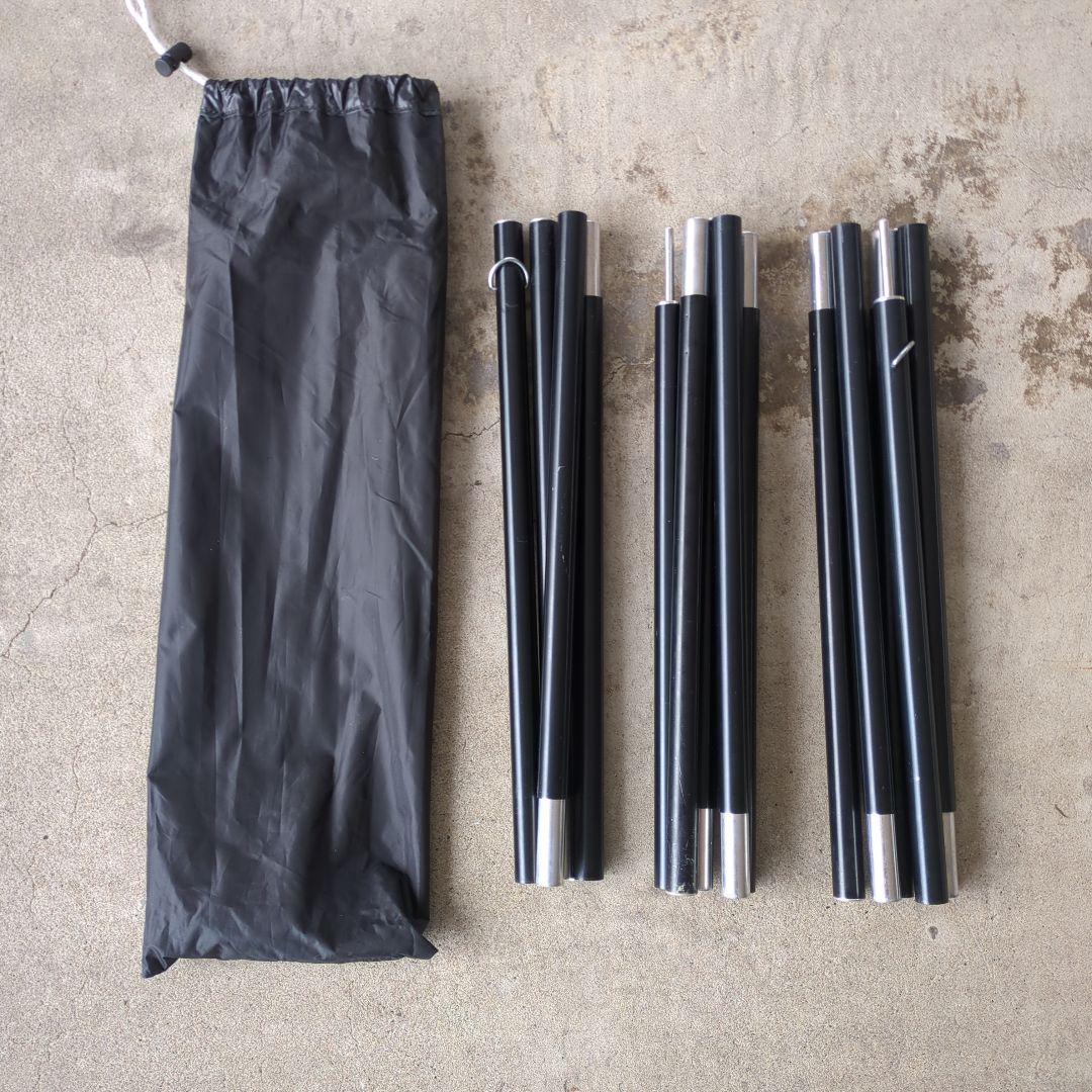 WAQ Alpha T/C フロントウォール 二股ポール タープ付き難あり