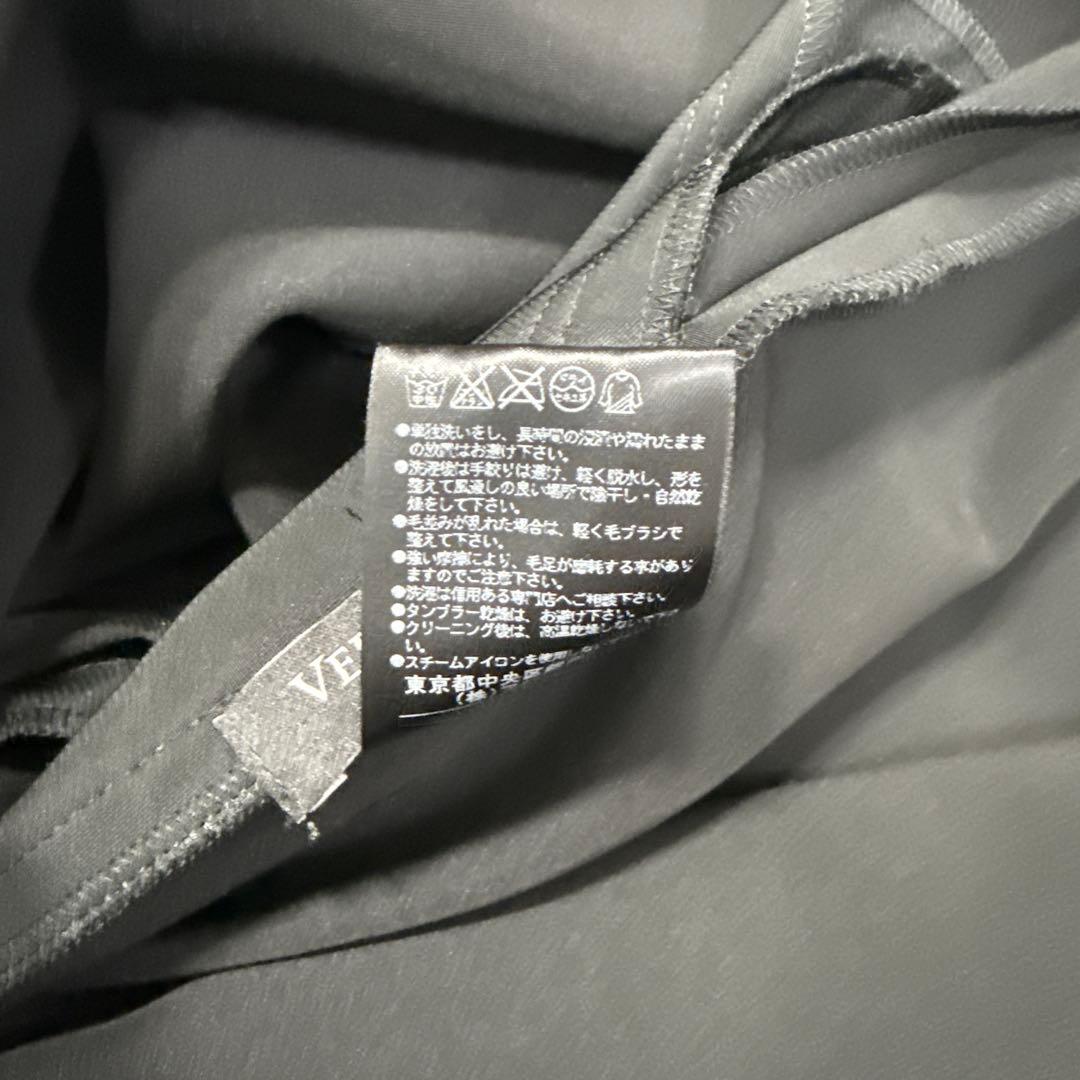 美品✨フォクシー オペラ ベロアワンピース 切り替え Aライン 美シルエット 黒