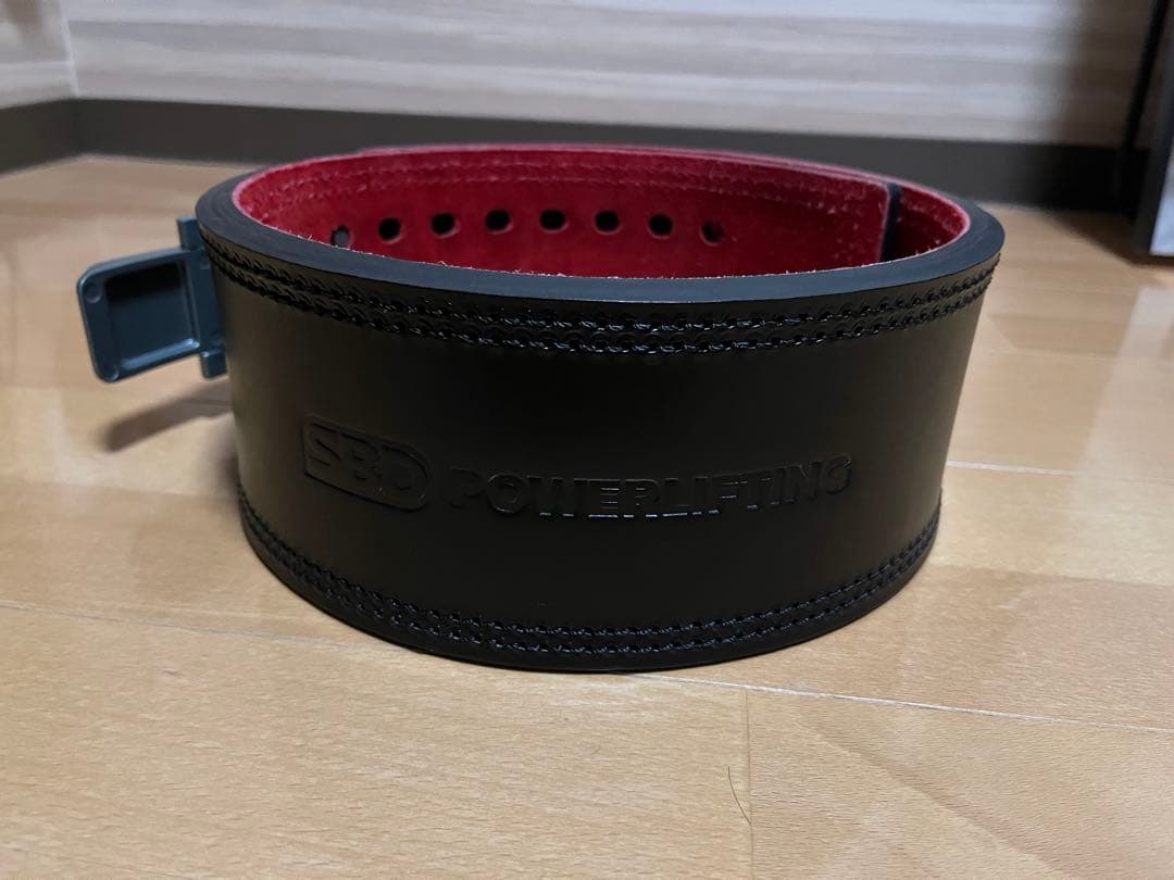 SBD パワーリフティングベルト Mサイズ 黒/赤の通販はau PAY