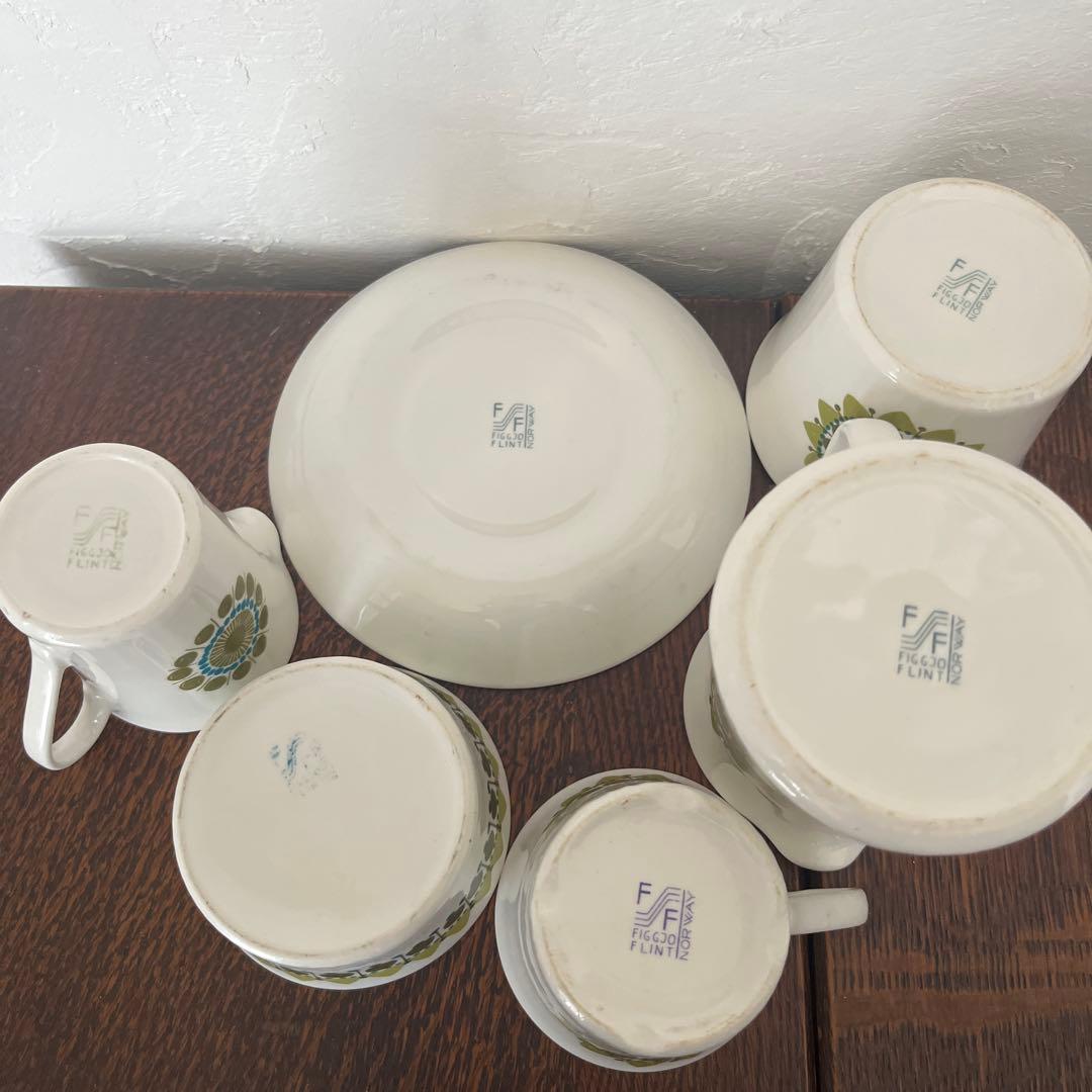 北欧ヴィンテージ フィッギオ 6点セット - メルカリ