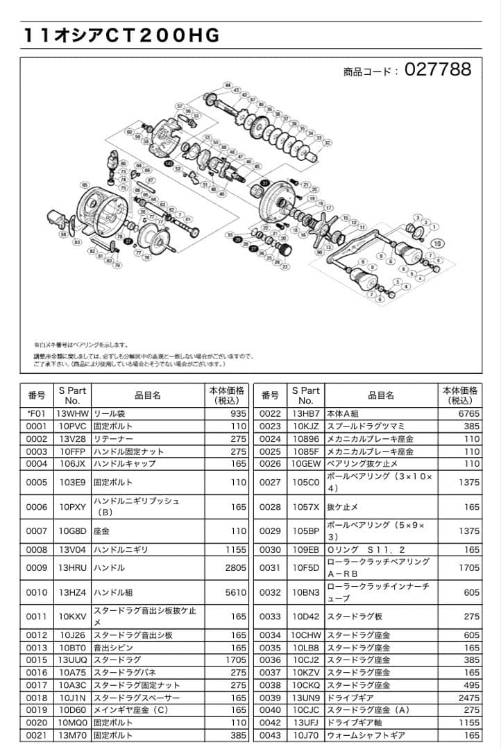 SHIMANO OCEA CALCUTTA200HG ベイトリールGOMEXUS