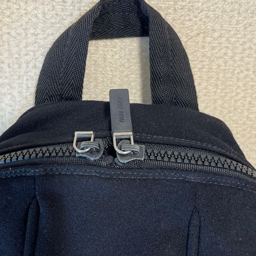 miumiu ボディバッグ　リュック　vintage ブラック