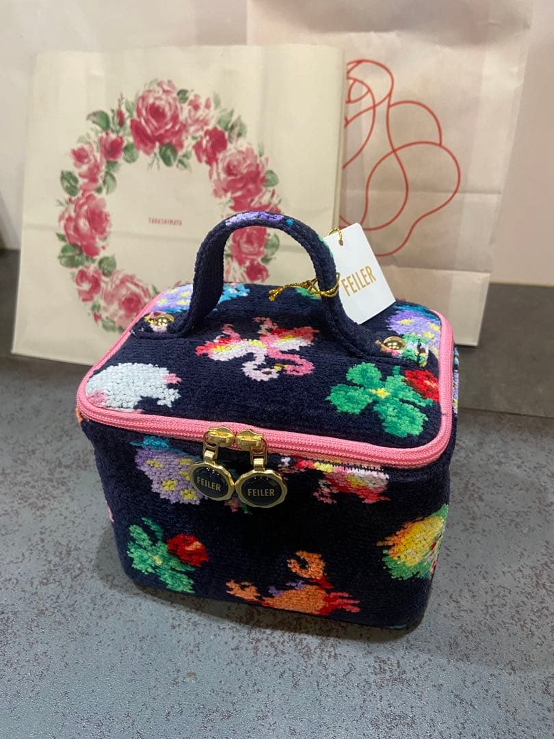 FEILER 神崎恵さん×フェイラー ファンキーフォーチュン バニティポーチ