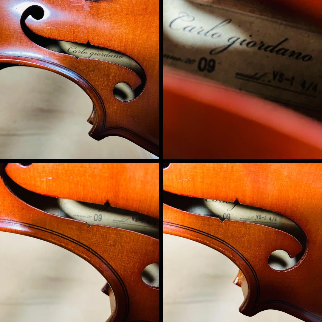 Carlo giordano バイオリン VS-1 4/4サイズ 弓/ケース付