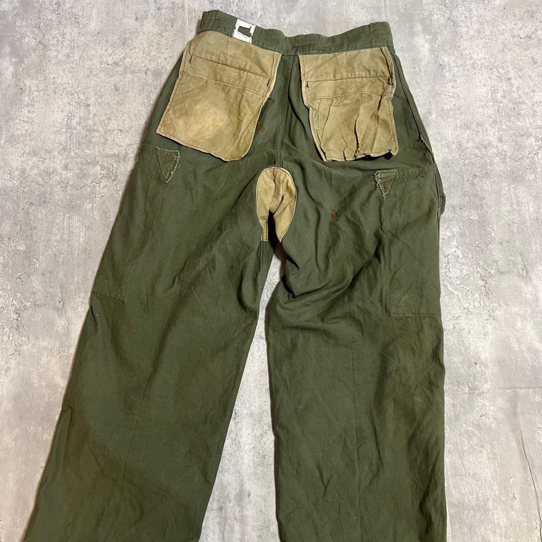 M-47 後期 M47 フランス軍 サイズ21 ヘリンボーン カーゴパンツ　希少