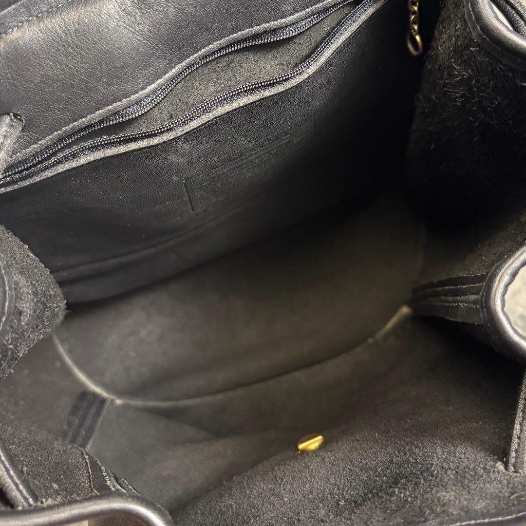 【美品】オールドコーチ COACH ミニリュック ターンロック ブラウン レザー