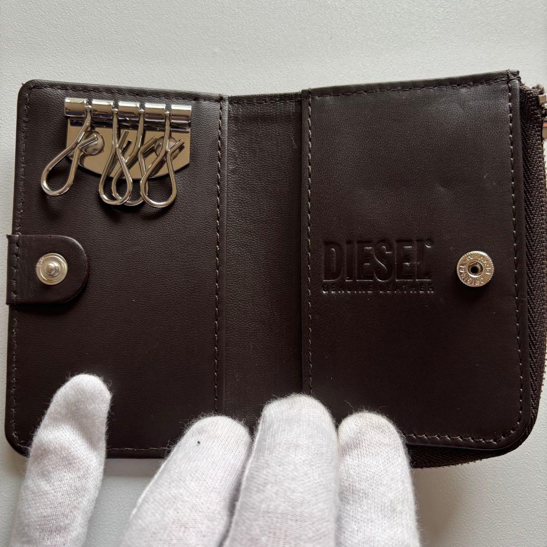 【新品】【定価26400円】 ディーゼル カウレザー キーケース ケース