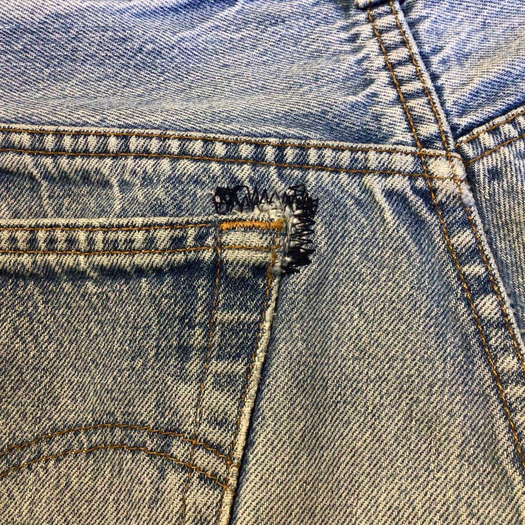 ◇80sUSA製リーバイス501xx W36 股下75cm赤文字ナイロンフット釦