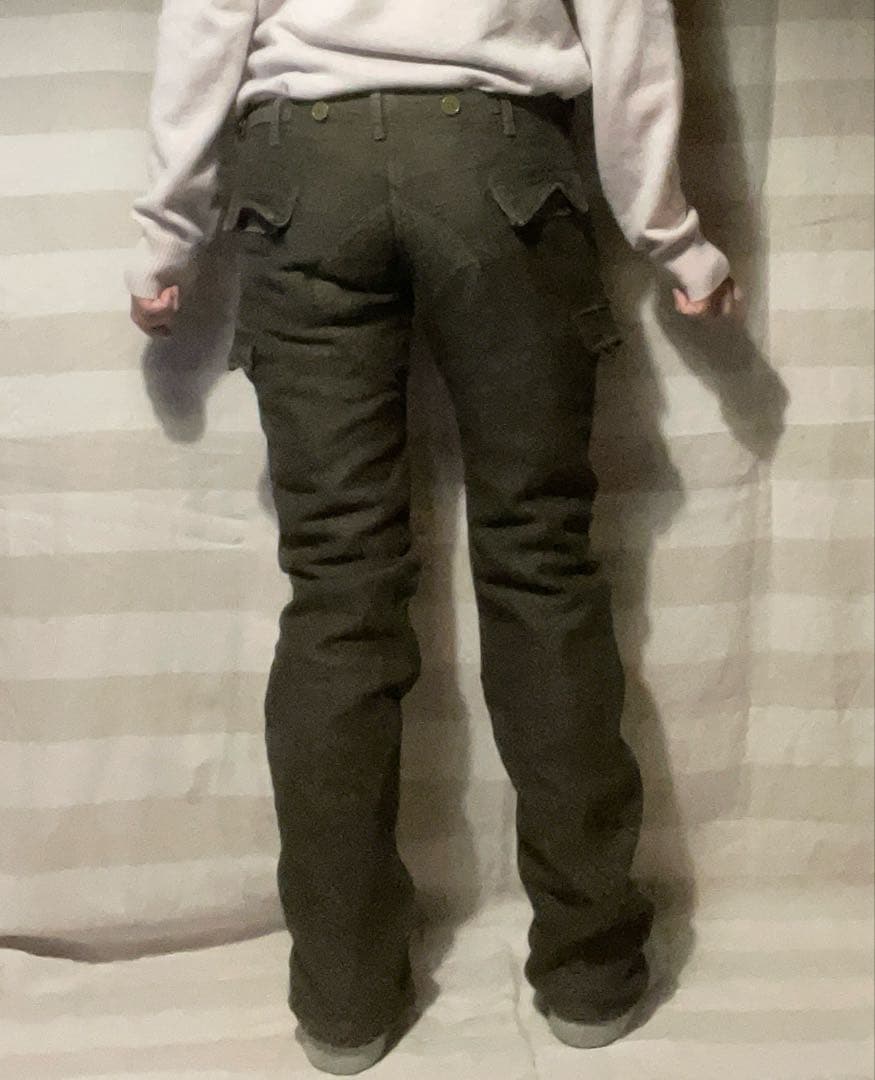 1/27お値下げ《美品》ミハラヤスヒロ　メッシュカーゴパンツ