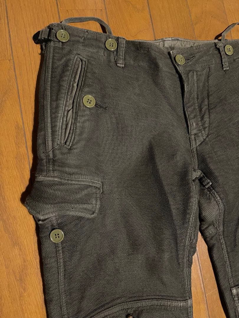 1/27お値下げ《美品》ミハラヤスヒロ　メッシュカーゴパンツ