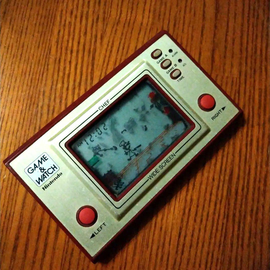 GAME & WATCH CHEF　本体1個のみ　キズ汚れあり電池無し動作確認済