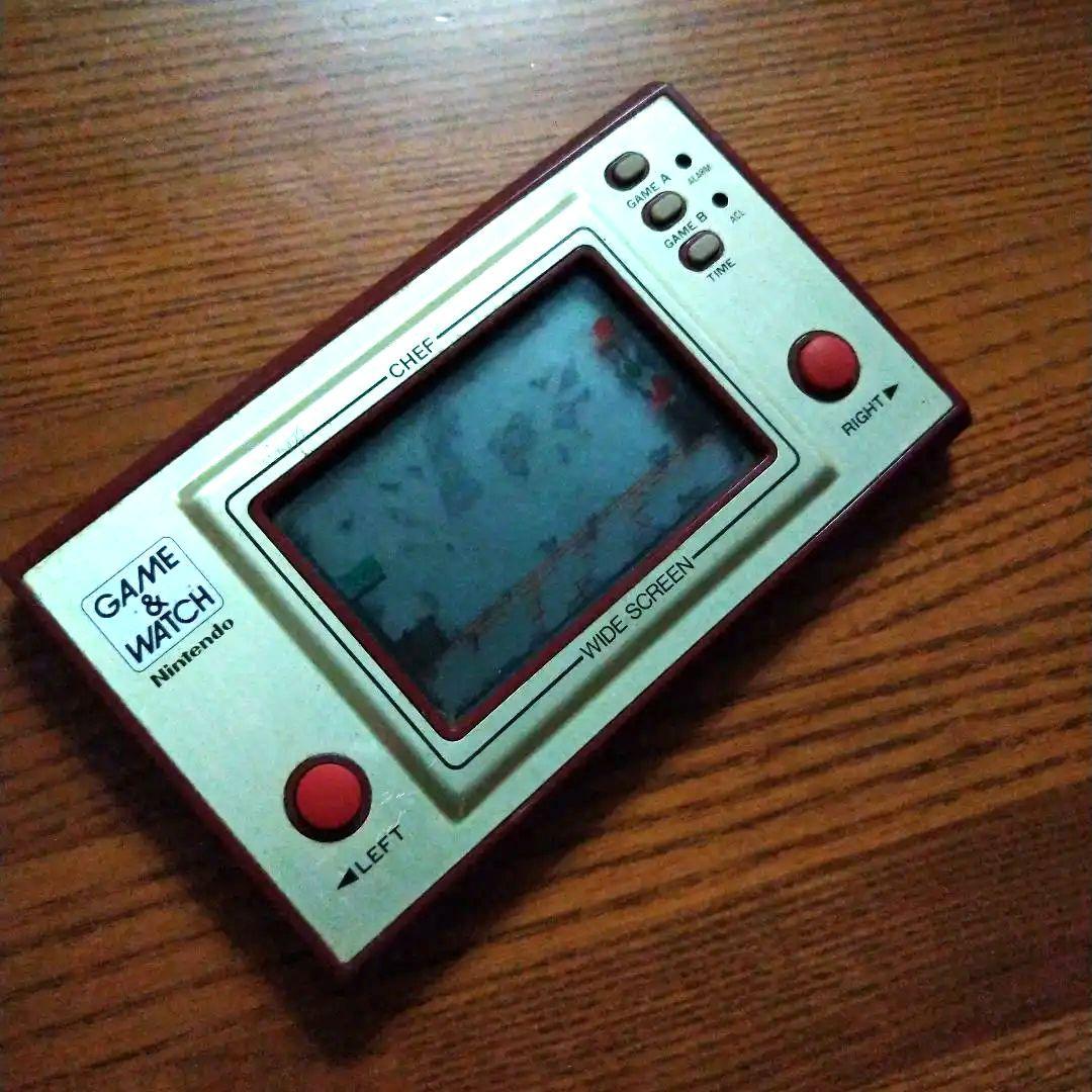 GAME & WATCH CHEF　本体1個のみ　キズ汚れあり電池無し動作確認済