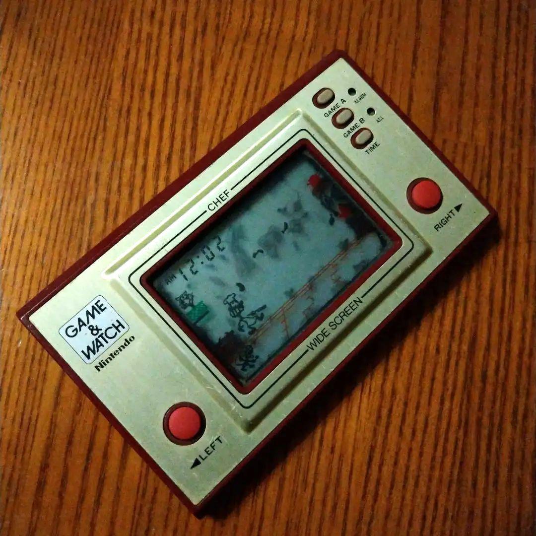 GAME & WATCH CHEF　本体1個のみ　キズ汚れあり電池無し動作確認済