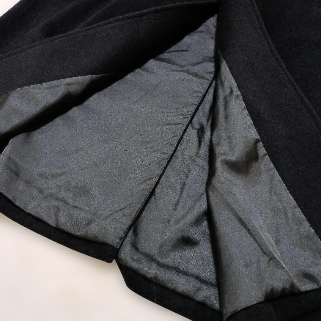 ルクモディトリイ カシミヤ混 ロングコート マキシ 比翼 3L